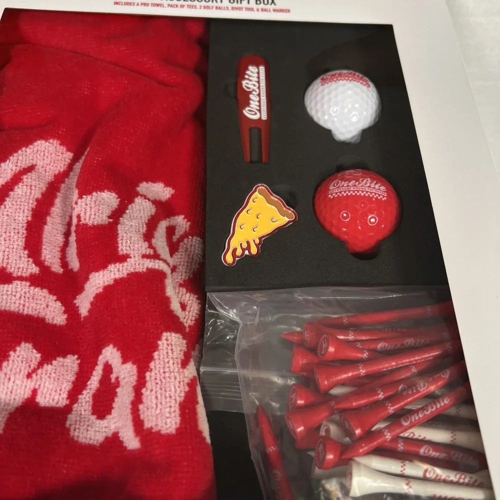 Barstool‎ Sports Golf Accessory Gift Box One bite Pizza Accessories Brand New